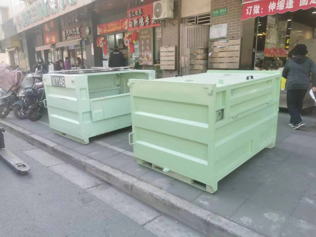居民在手机上预约这种“周转箱”就能让建筑垃圾不落地！(图1)