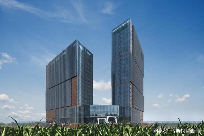 装配式隔断明框双玻隔墙央企岳阳林纸总部室内装修-马斯柯隔墙(图1)