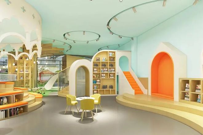 陕西幼儿园装修幼儿园室内装修空间设计(图1)