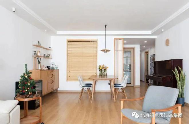 绿色家装饰|124㎡简约风装修把断舍离做到极致!(图5)