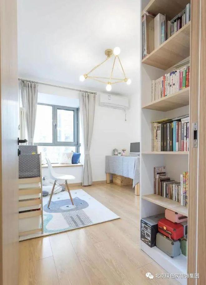 绿色家装饰|124㎡简约风装修把断舍离做到极致!(图12)