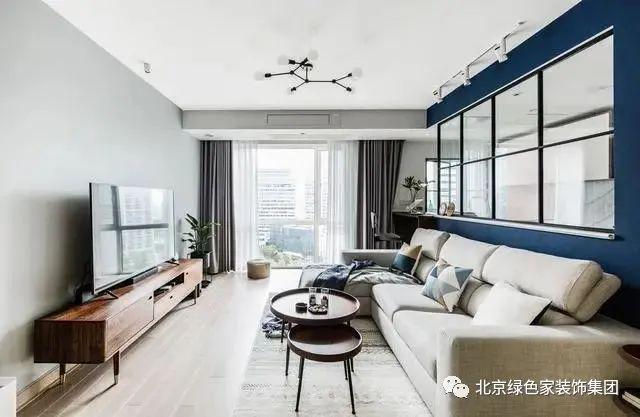 绿色家装饰｜100㎡极致简约装修简洁精致！(图1)