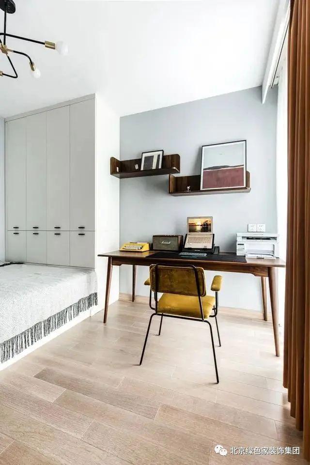 绿色家装饰｜100㎡极致简约装修简洁精致！(图14)