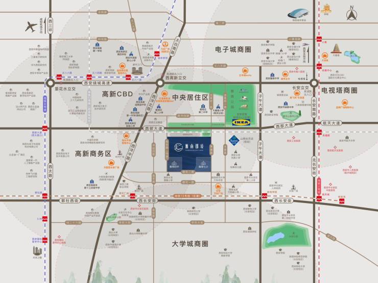 西安陕建雁南朗境买房攻略容积率户型图样板间装修效果图实景图(图3)