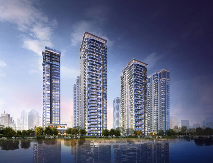 中铁沣河湾商铺图片▁西安中铁沣河湾商铺样板间规划图装修效果图(图2)