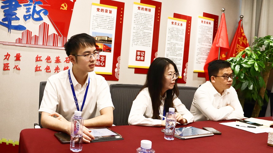 中建八局装饰华南分公司与南方装饰新能源分公司举办交流活动(图4)