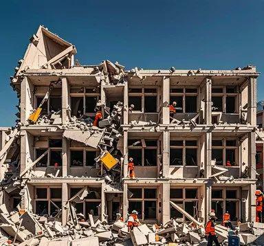 未拆承重墙但装修扰动造成坍塌！(图1)