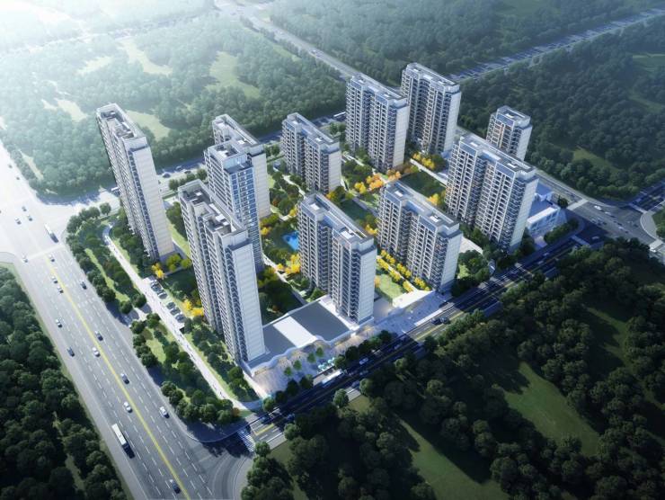 西安【中国铁建西派宸樾】开发商装修效果图买房攻略双卫生间(图1)