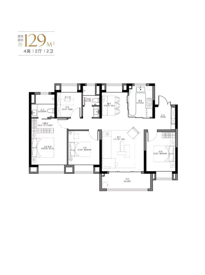 星尚观澜世嘉-嘉定星尚观澜世嘉网站@精装修三房(图10)