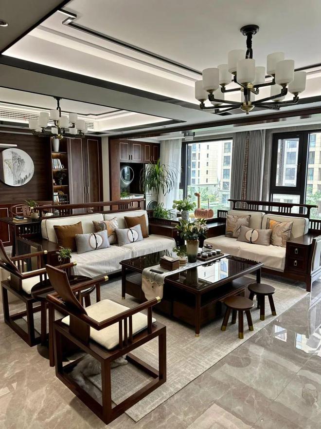 中式室内装修简约与豪华风格欣赏(图3)