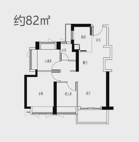 深圳北站【超核紫云府】93㎡三房两卫单价55万总价512万！(图4)