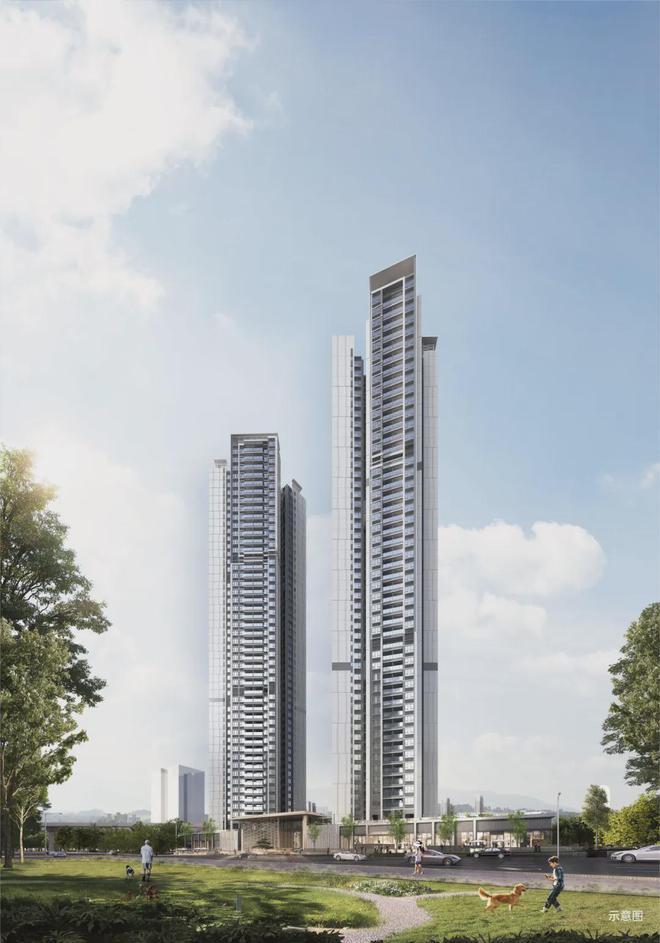 深圳北站【超核紫云府】93㎡三房两卫单价55万总价512万！(图2)