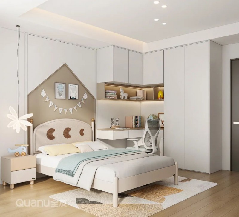 全友家居案例丨96㎡简约风不浪费1㎡实用性绝了!(图9)