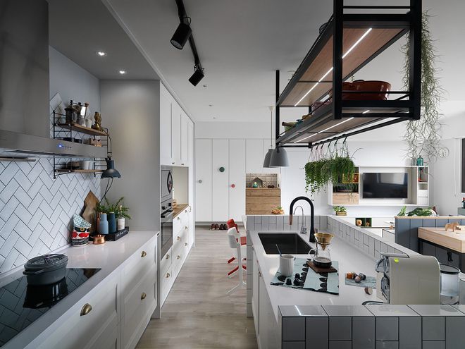 混搭轻工业风家装效果图撩动人心的画面!(图2)