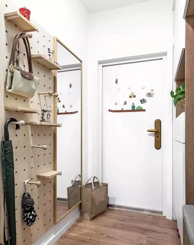 入户玄关现在都流行这样装1㎡能当5㎡用(图1)