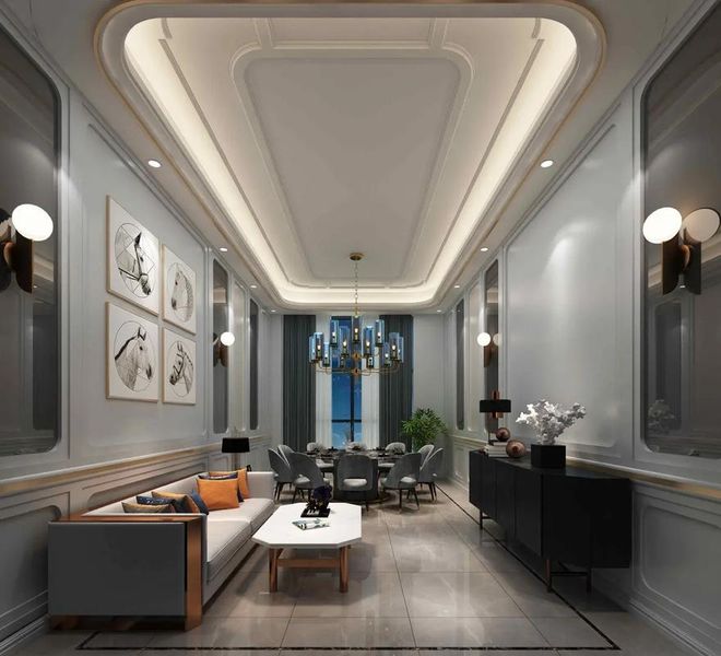 精致包厢:装修效果图中的私密天地(图2)