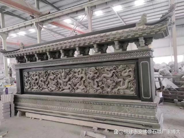 石雕照壁与风水学：传统信仰在建筑中的体现（多图欣赏）(图4)