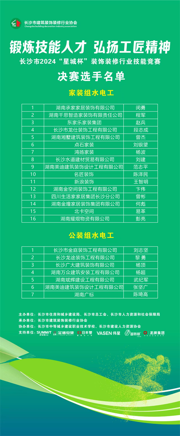 长沙市2024年“星城杯”装饰装修行业技能竞赛即将开赛(图2)