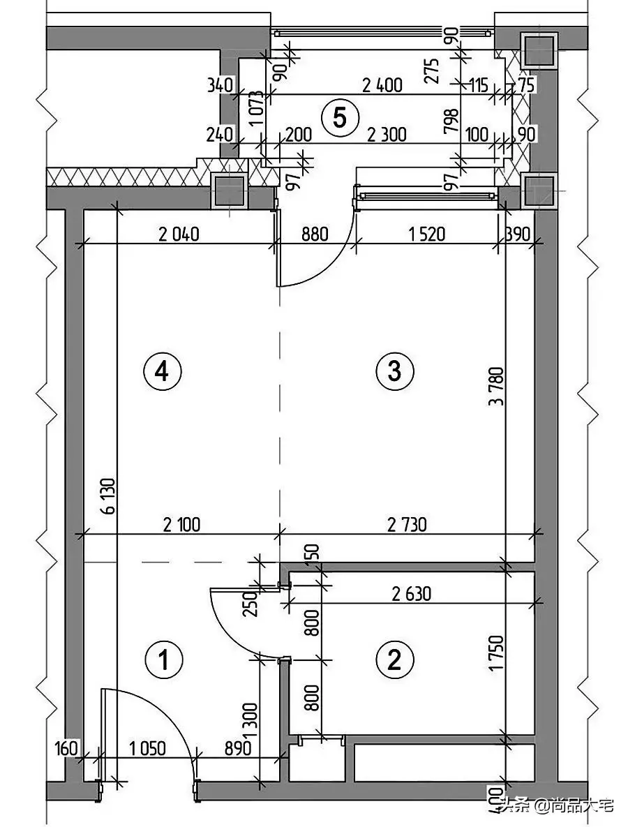 单身小姐姐的32㎡公寓室内打造7大功能区精致大气令人难忘(图1)