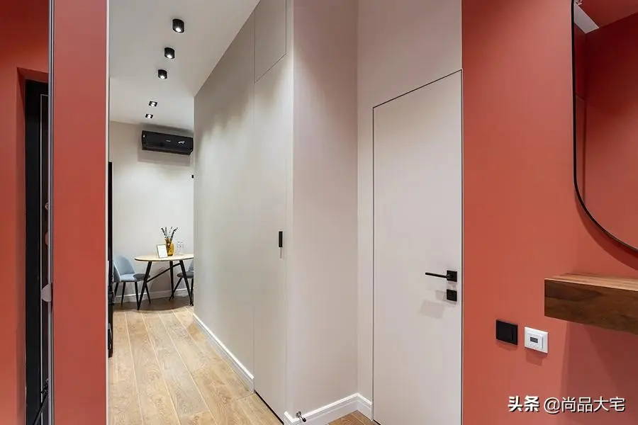 单身小姐姐的32㎡公寓室内打造7大功能区精致大气令人难忘(图7)