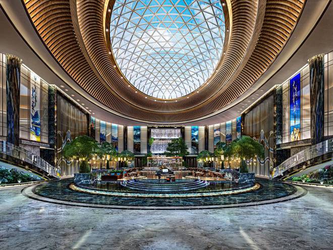 青海昆仑国际会议中心室内装饰方案设计(图3)