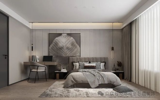 现代简约之美全包圆142㎡家装案例诠释品质生活(图4)