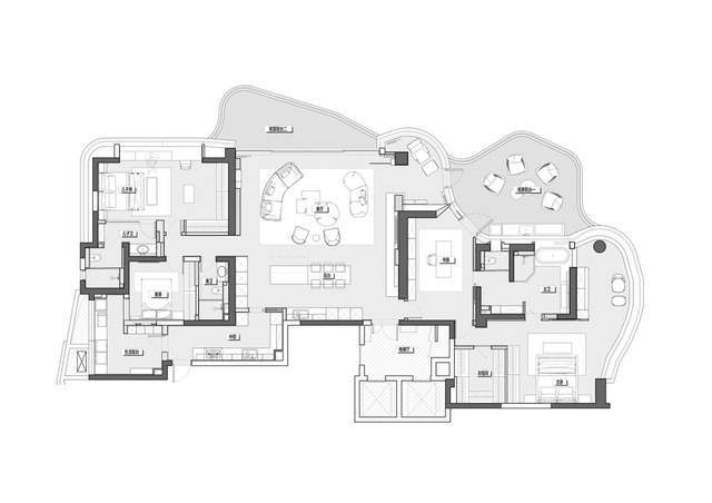 成都300㎡私宅在自然与空间中寻找诗意与归属(图2)