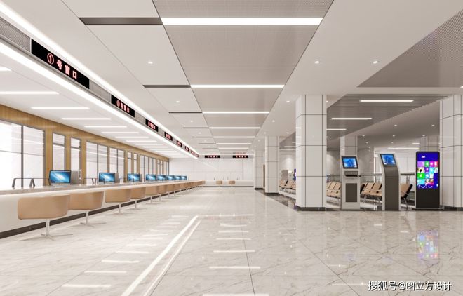办事大厅新颜：装修效果图中的高效与舒适(图3)