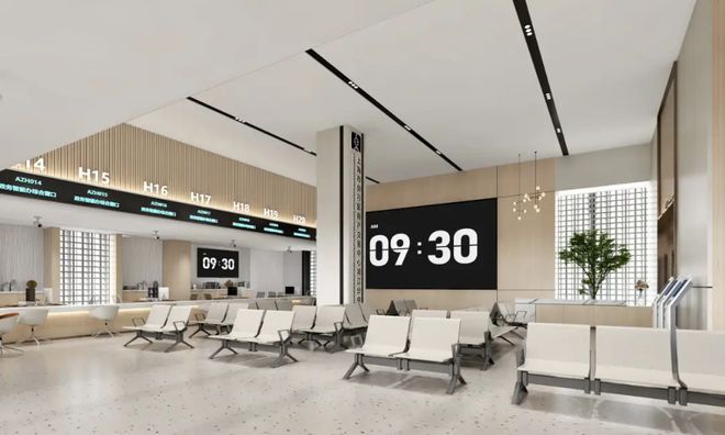 办事大厅新颜：装修效果图中的高效与舒适(图2)