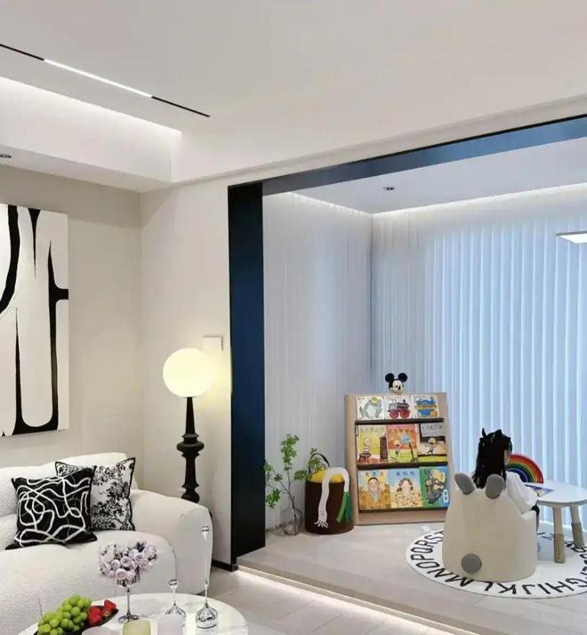 年轻夫妇拒绝“过度装修”把140㎡家装得堪称教科书太高级了(图4)