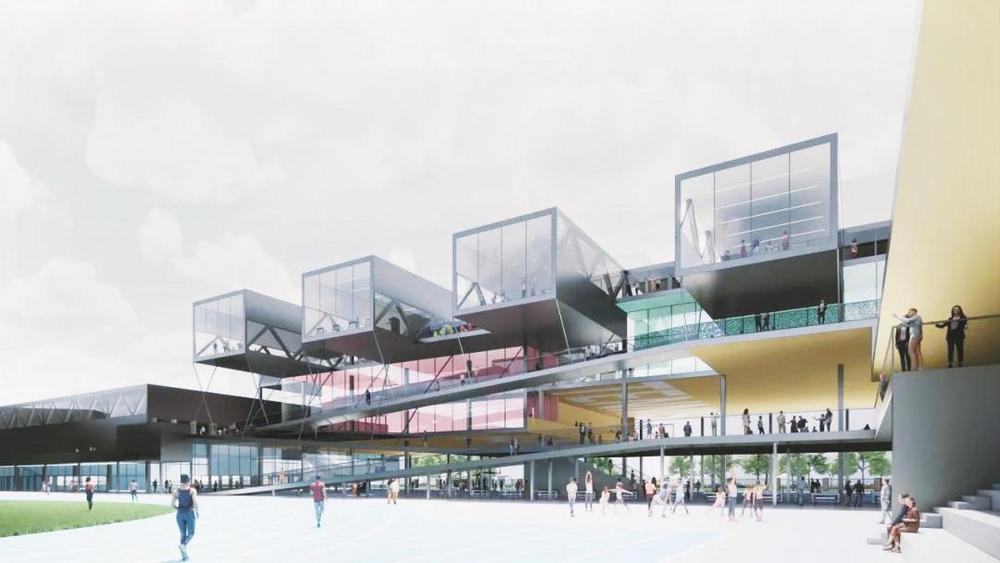 绍兴这个新体育馆效果图惊艳地标潜质拉满(图1)