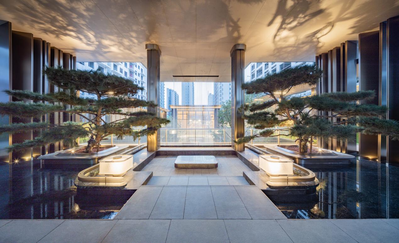 以空间哲学回应品质需求玖玥府154平方米森境美学样板间正式开放(图3)