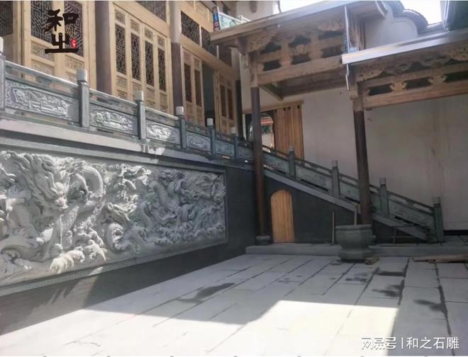 宗祠建筑石雕浮雕墙雕刻(图6)