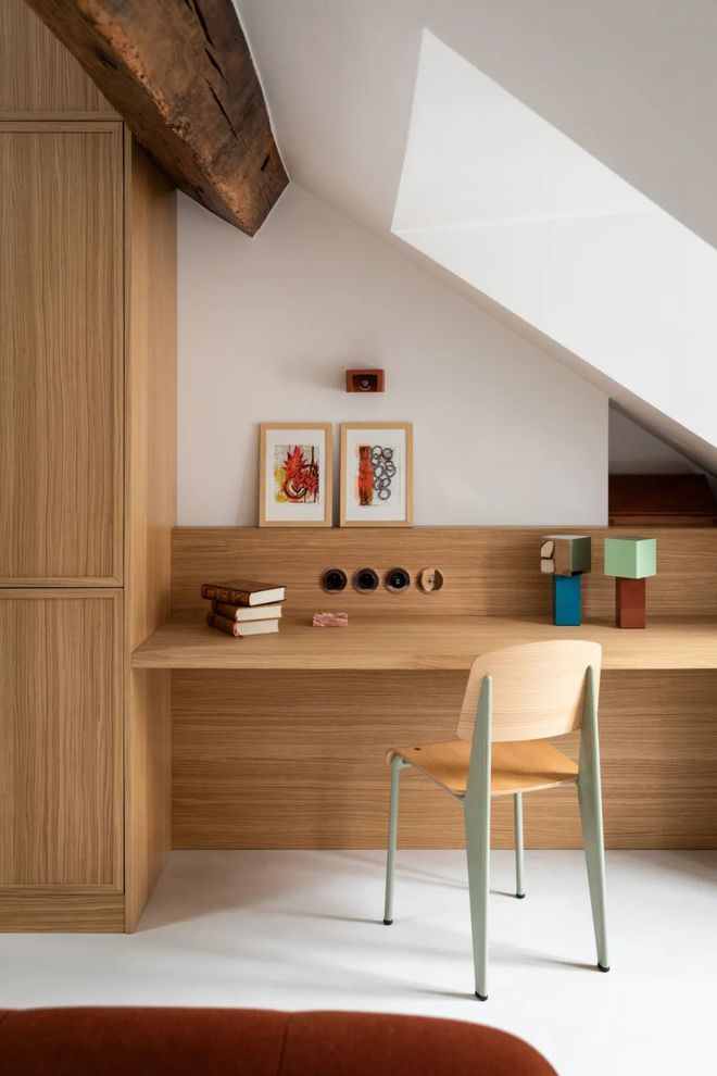 巴黎左岸80平方米复式公寓设计(图3)