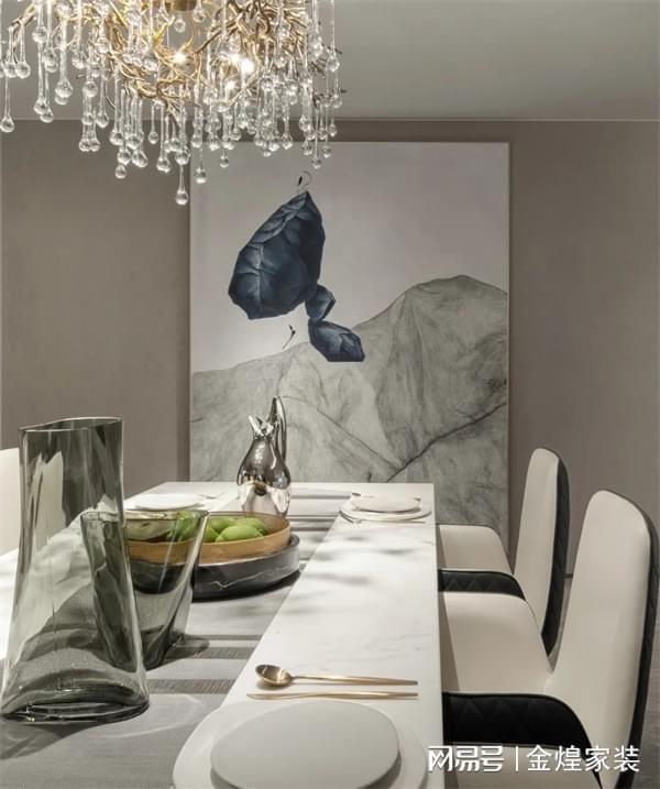 143㎡意式轻奢风邂逅内敛与奢华一眼爱上高级感的家!(图4)