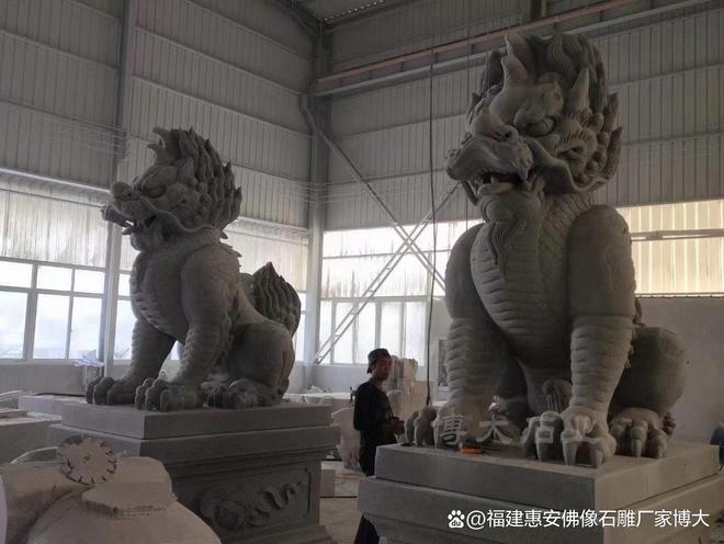 石雕麒麟在现代建筑中的复古(图4)