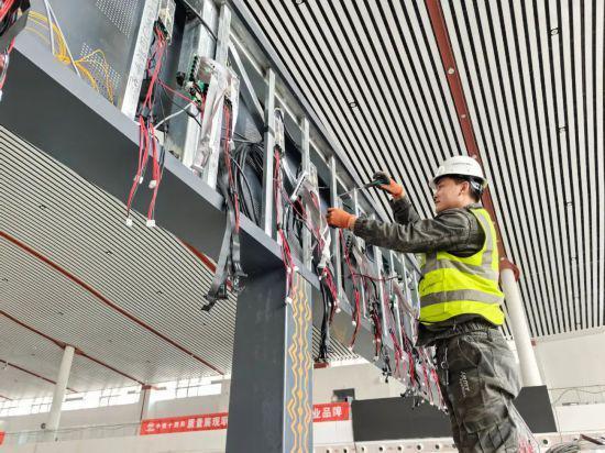 竣工倒计时！沈佳高铁沈白段通化站建设进入收尾阶段(图3)