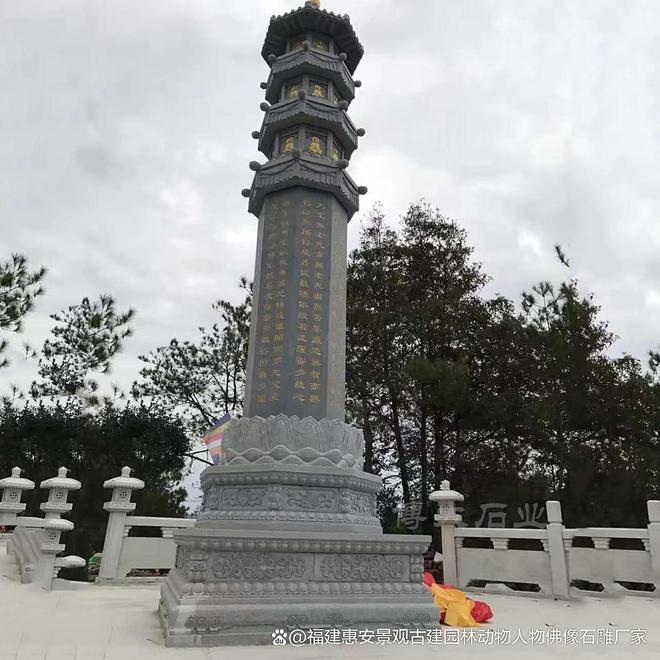 石雕经幢在古建筑中的结构作用（多图欣赏）(图3)