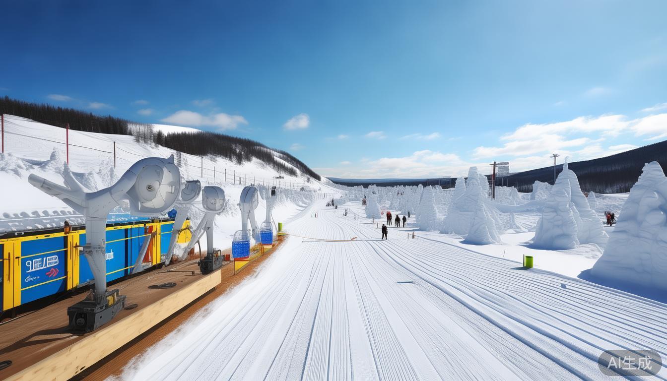 家门口的冰雪奇缘？168米超长雪道1：1还原维京神话场景(图4)