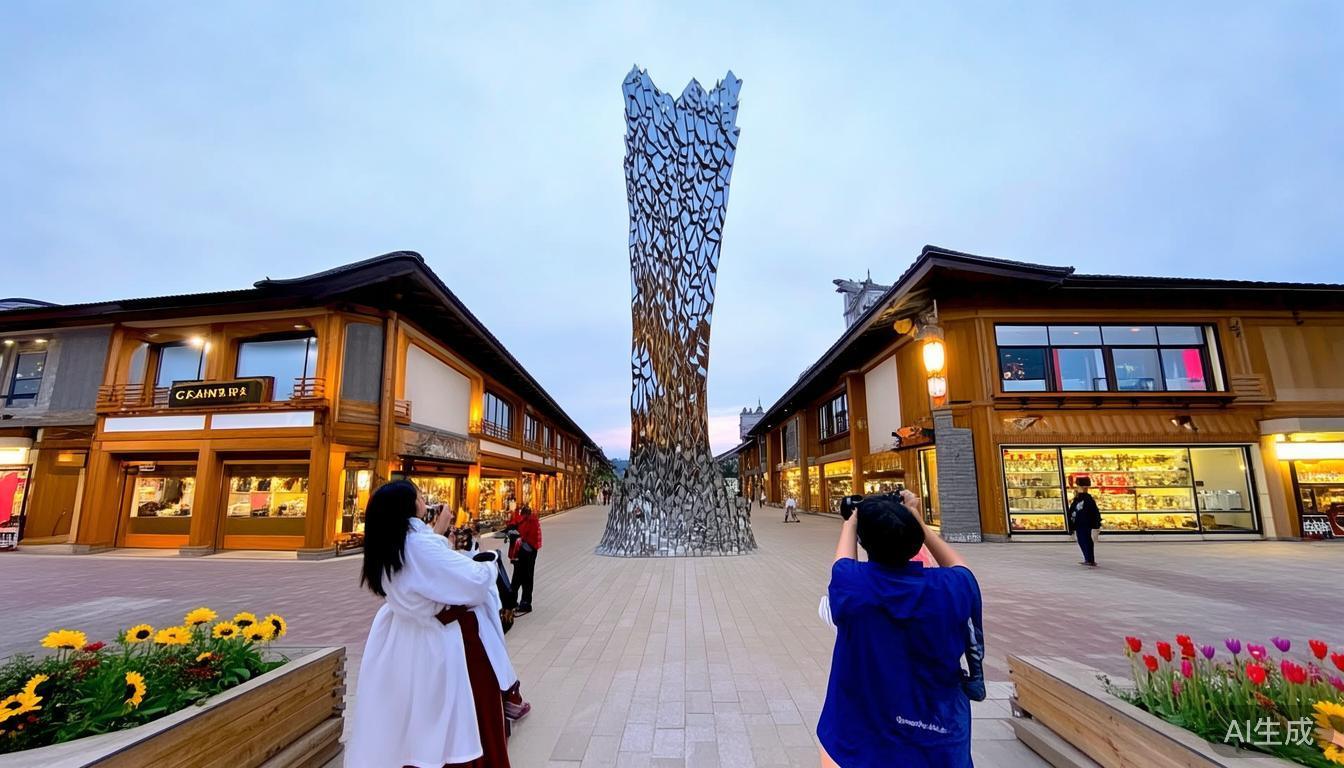 家门口的冰雪奇缘？168米超长雪道1：1还原维京神话场景(图7)