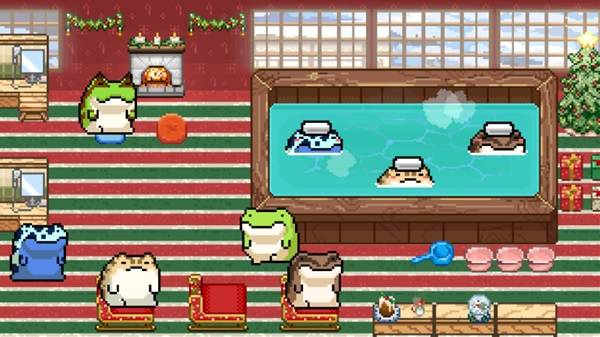 冬天就来温泉暖暖吧《线条小狗：动物温泉》免费DLC「呱呱乐」现已上线(图2)