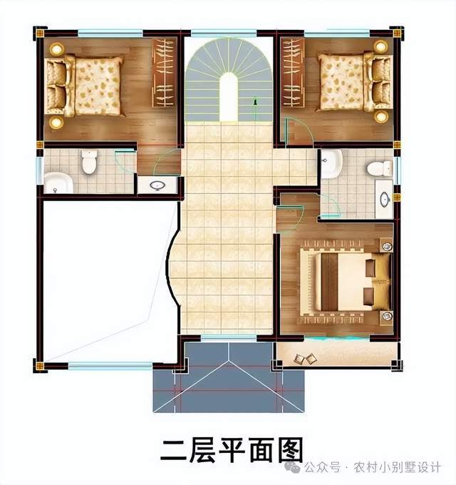 惊艳了全村！28款二层新中式自建房美得邻居天天来参观(图6)